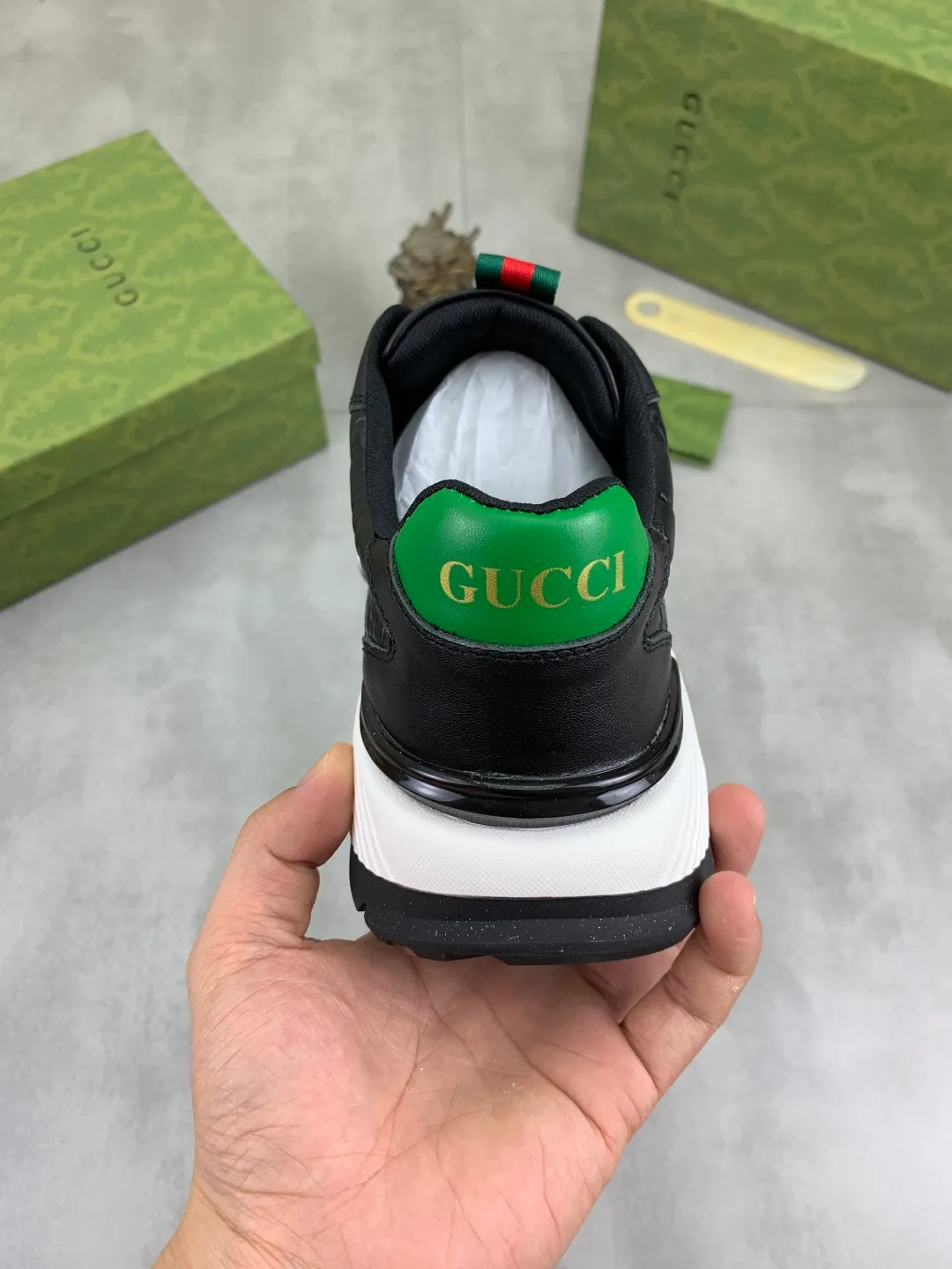 Men's men's shoes 💰P460💰[New model] (GUCCI) official website's latest 🎁🎁casual and fashionable men's shoes👟, hot style 💥 style is simple and elegant, exclusive for trendy men. Unique official website's latest brand double G element Elements 👑 Original Gucci decoration, fashionable and generous, fabric original calfskin ✅ fully imported first-layer pigskin lining, official website designated wear-resistant, lightweight original rubber casual outsole, classic model taken in real life 🎬38-44 (45 customized) 2️⃣ colors available